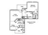 Hillcrest Manor_1 Bedroom Floor Plan
